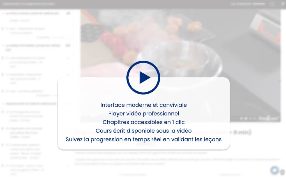 Présentation du player de la formation choux et éclairs