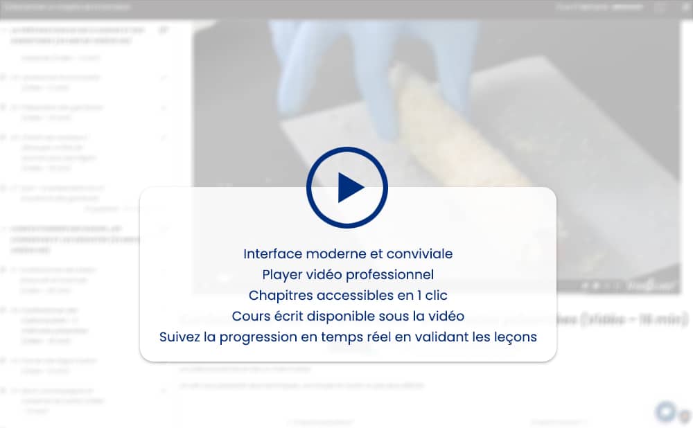 Présentation du player de la formation sushis