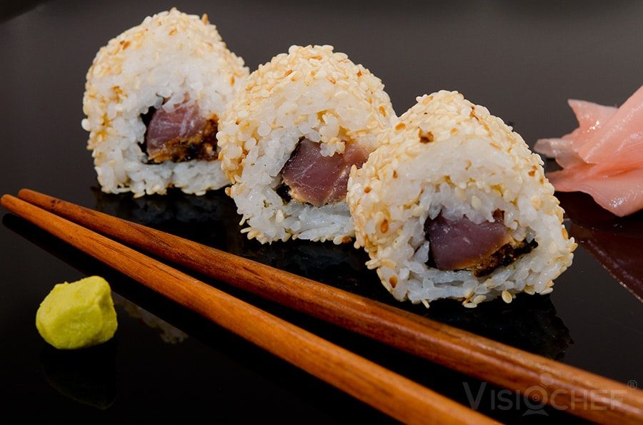 Faire des California Rolls - Formation et Cours de cuisine Visiochef