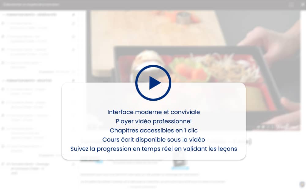 Présentation du player de la formation bento en 5 recettes
